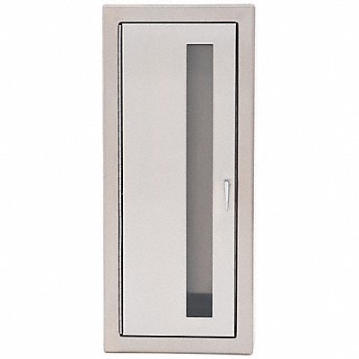 ALTA 7059DV Fire Extinguisher Cabinet White SS