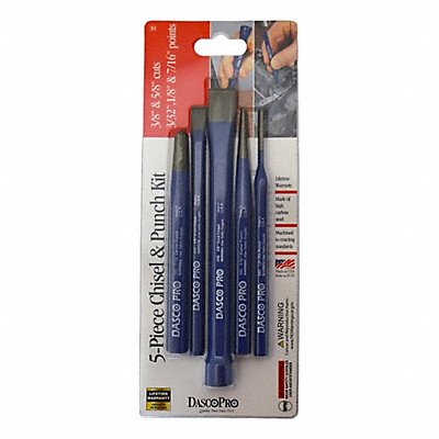 DASCO PRO 30 Punch  Chisel 5 Piece