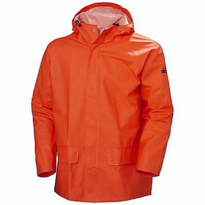 HELLY HANSEN 701292902XL Rain Jacket PVC/Polyester Orange 2XL