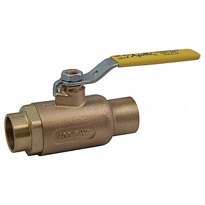 APOLLO 7020401 Manual 2-Way Ball Valve Sweat Bronze