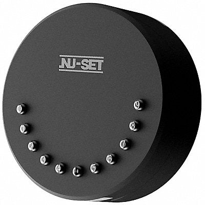 NU-SET 70623 Lock Box Wall Combination 4.7 H Black