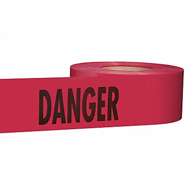 MILWAUKEE 711004 1000 ft Red Barricade Tape-Danger