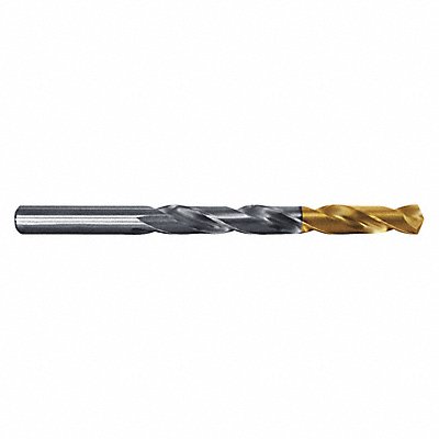 CLE-LINE C97305 Hs Jobber Drill 118-Split Point TiN Tipped 1/8 1