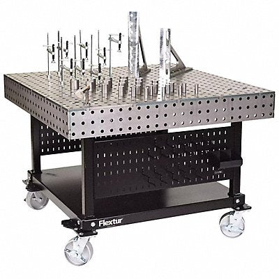 FLEXTUR 71500005 Welding Table 48 D 35 H 48 W Metal