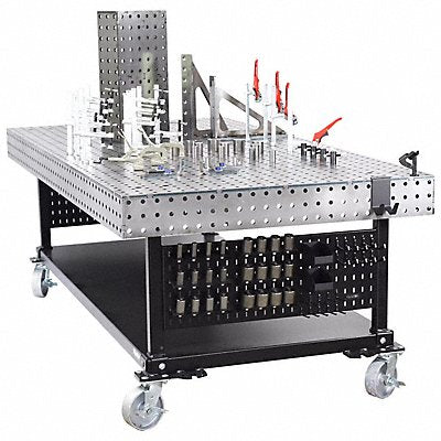 FLEXTUR 71500006 Welding Table 48 D 35 H 96  W Metal