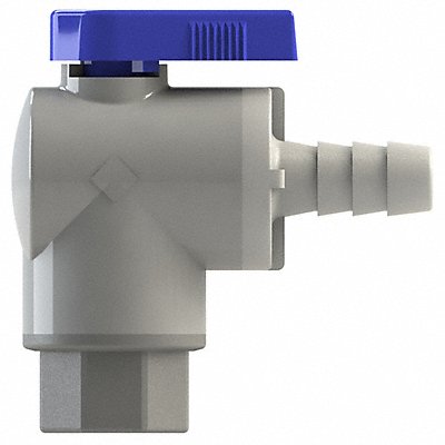 GRAINGER 7153490 Manual 2-Way Ball Valve NPT PVC