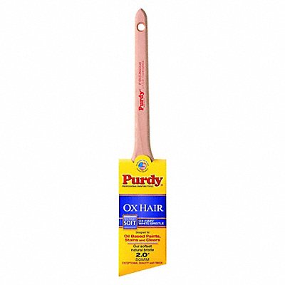 PURDY 144296020 Paint Brush Ox Hair Angled 2