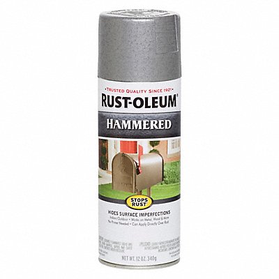 RUST-OLEUM 7213830 Spray Paint Silver Glossy 12oz. Aerosol