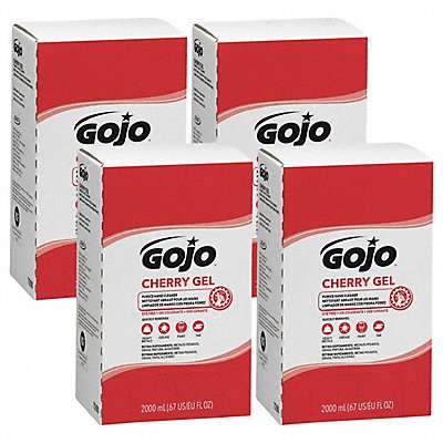GOJO 729004 Hand Cleaner Red 2 000 mL Cherry PK4