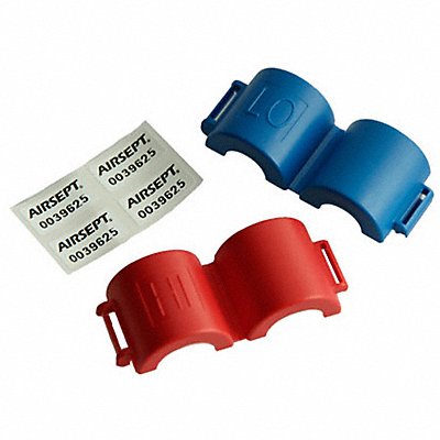 AIRSEPT 72921 A/C Security Caps 6 in O.D. Plastic