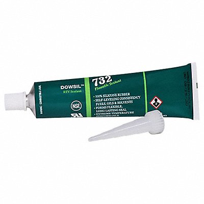 DOW CORNING 3138348 Silicone Sealant Clear 732