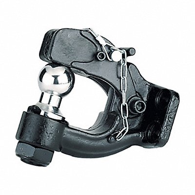 REESE 7411520 Pintle Hook and Ball Steel 7 in