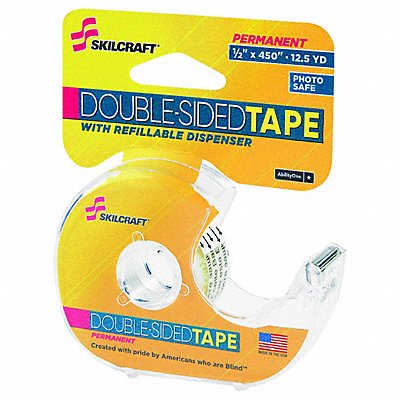 SKILCRAFT 7510020000000 Tape Transparent 1/2 X 450