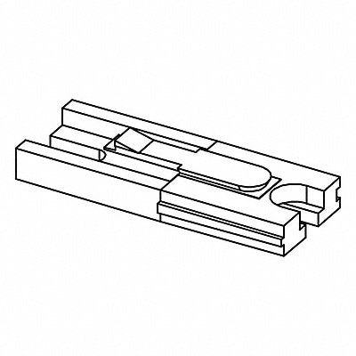 ANDERSON POWER PRODUCTS 75LOKSMTBLUBK Surface Mount For PP75 Blue