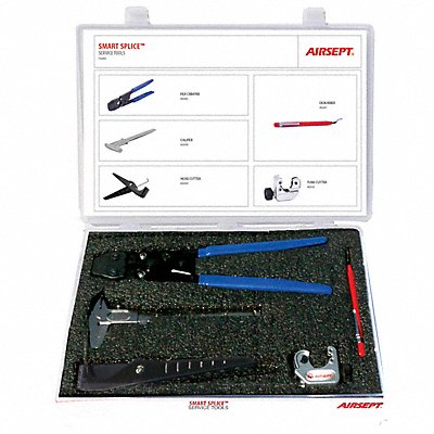 AIRSEPT 76080 Hose Repair Tool Assortment Aluminum