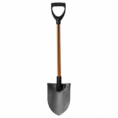 NUPLA 6894317 Nonconductive Round Point Shovel 27 In.
