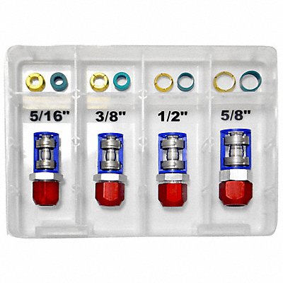AIRSEPT 76706 A/C Line Straight Repair Kit SAE 28 pcs.