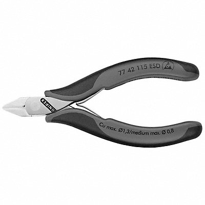 KNIPEX 7742115ESD Diagonal Cutting Plier 4-1/2 L