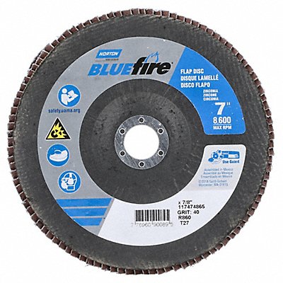 NORTON 77696090089 Flap Disc Zirconia Alumina 7 dia