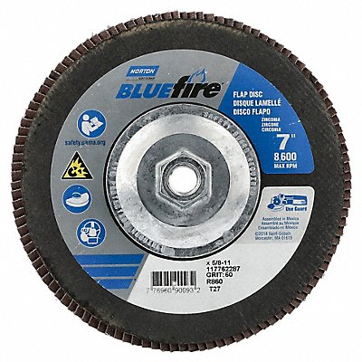 NORTON 77696090093 Flap Disc Zirconia Alumina 7 dia