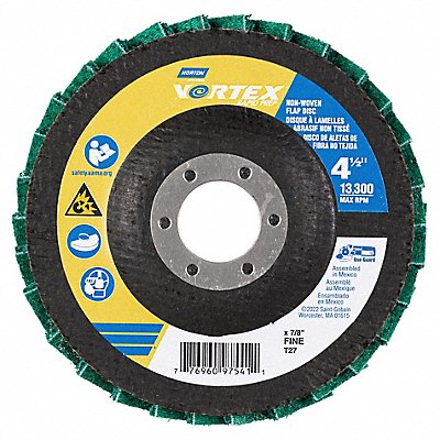 NORTON 77696097541 Flap Disc Aluminum Oxide 4 1/2 dia