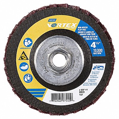 NORTON 77696097545 Flap Disc Aluminum Oxide 4 1/2 dia