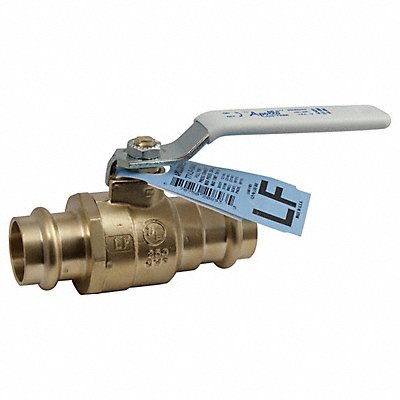 APOLLO 77VLF10301 Manual 2-Way Ball Valve Press Brass