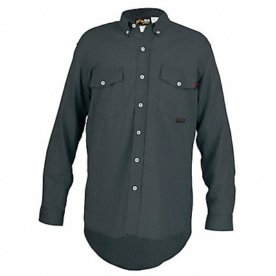 MCR SAFETY S1GX2T FR Long Sleeve Shirt 8.7 cal/sq cm Grey