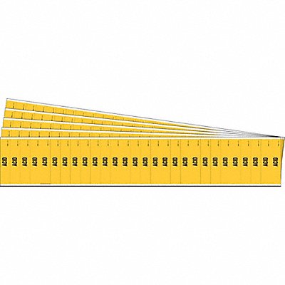 BRADY 91896PK Pipe Marker Adhesive Black Acid PK5