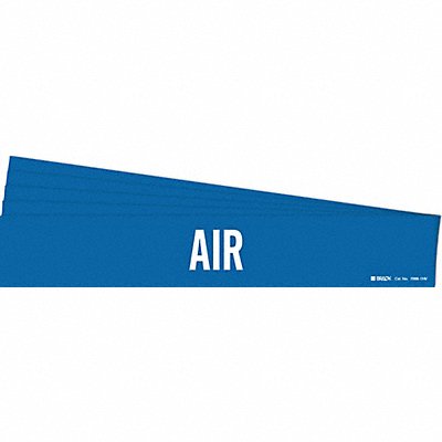 BRADY 70061HVPK Pipe Marker Adhesive White Air PK5