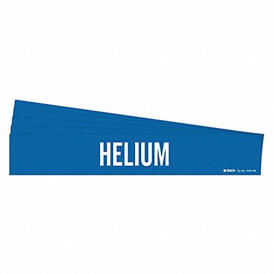 BRADY 71331HVPK Pipe Marker Adhesive White Helium PK5