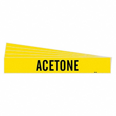 BRADY 70001HVPK Pipe Marker Adhesive Black Acetone PK5
