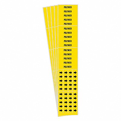 BRADY 72153CPK Pipe Marker PK5
