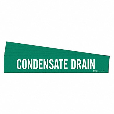 BRADY 70631PK Pipe Marker Condensate Drain PK5