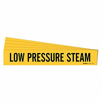 BRADY 71791PK Pipe Marker Low Pressure Steam PK5