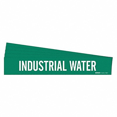 BRADY 71631PK Pipe Marker Industrial Water PK5