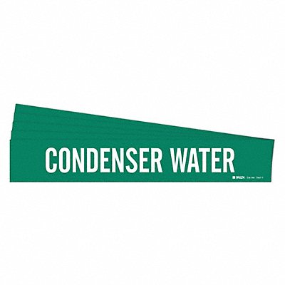 BRADY 70671PK Pipe Marker Condenser Water PK5