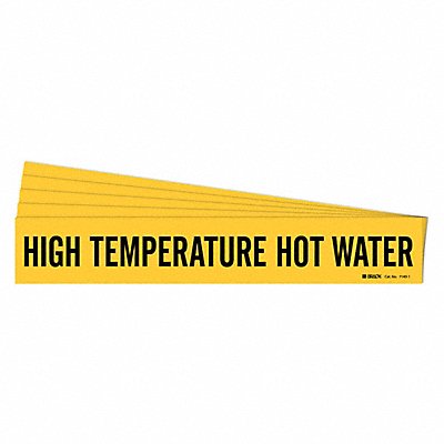 BRADY 71431PK Pipe Marker High Temp Hot Water PK5