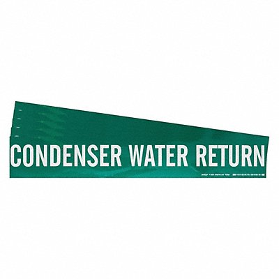 BRADY 106076PK Pipe Marker Condenser Water Return PK5