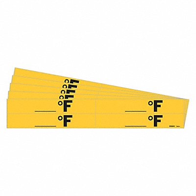 BRADY 73084PK Pipe Marker Adhesive Black F PK5