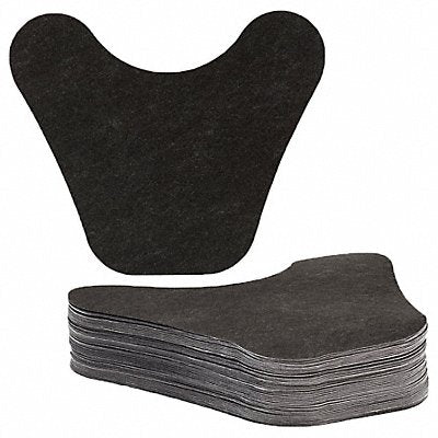 PIG GRP7503BK Adhesive Backed Toilet Floor Mat PP PK50