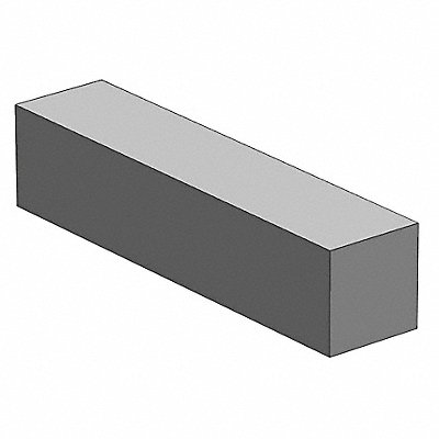 GRAINGER 40S56212 Alloy Steel Square Bar 12 in L 9/16 in W