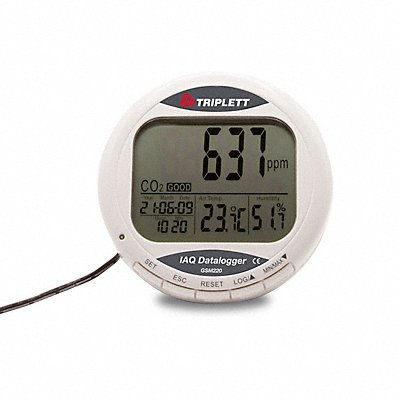 TRIPLETT GSM220 Air Quality Meter 14 F to 140 F LCD