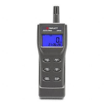 TRIPLETT GSM450 CO Meter -4 F to 140 F LCD