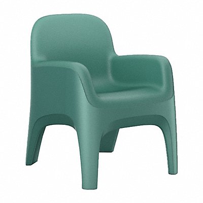 CORTECH 7484AQ Crew Arm Chair Floor Mount Aqua