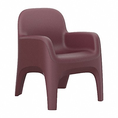 CORTECH 7484BY Crew Arm Chair Floor Mount Burgundy