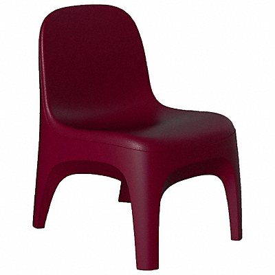 CORTECH 6484BY Crew Armless Chair Floor Mount Burgundy