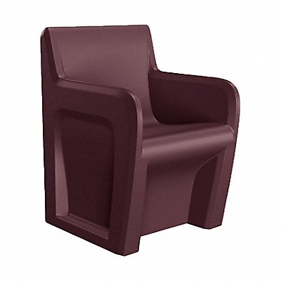 CORTECH 106484BYS Arm Chair Floor Mount Burgundy w/Door