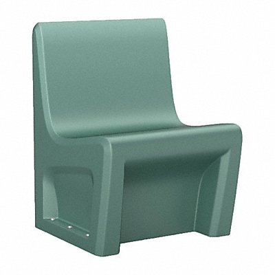 CORTECH 116484AQ Sentinel Armless Chair Floor Mount Aqua