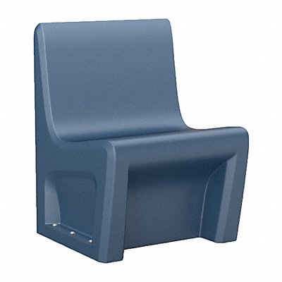 CORTECH 116484MBS Armless Chair Floor Mount Blue w/Door